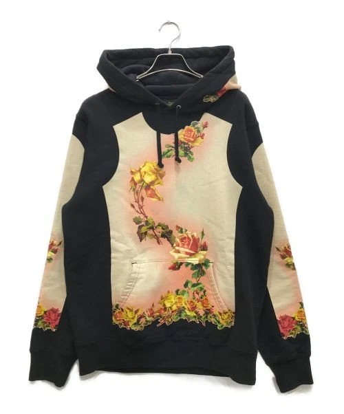 Sweat à capuche imprimé floral M