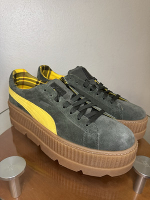 Puma Fenty Creeper Yellow Puma Women's X Fenty By Rihanna Cleated Creeper  Trainers In Golden Brown