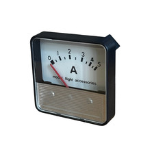 Glow Plug Meter 0-5A Analogue DC Current Panel Ammeter RC Model