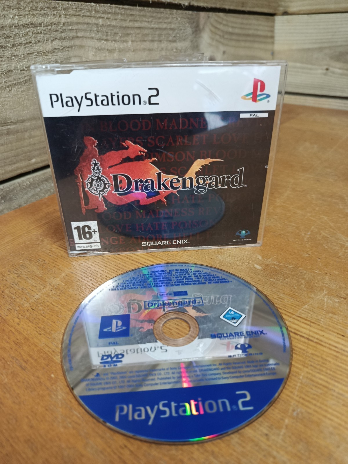 Drakengard (Sony PlayStation 2, PS2) Game - RARE Promo Press Shop Release
