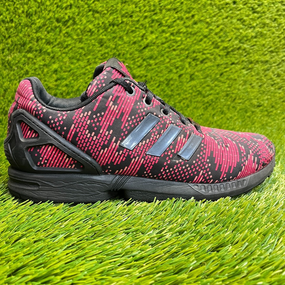 Adidas Torsion ZX Flux Mens Size Red Black Athletic Running Shoes Sneakers - Main Image