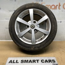 GENUINE 15" SMART FORTWO ALLOY WHEEL 6 SPOKE 5X15 ET34 A4514010302 Front