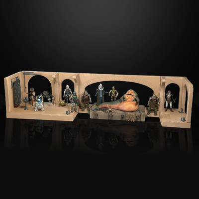 Star Wars 3D gedrucktes Jabba's Palace Diorama für 3,75'' Figuren