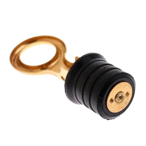 30Mm Messing Gummi Marine Boot Schnappverschluss Ablaufstopfen ZubehöR-image