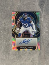 2025 Panini Select - Select Signature SIP-ATS Andrew Thomas Autograph Giants