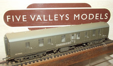 160226/08 Bachmann 39-186 BR Olive MK1 BG Full Brake Departmental Weathered