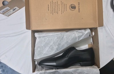 Reaction Kenneth Cole Man Shoes Size 11 Oxford Black Leather  display picture 3