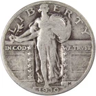 1930 Standing Liberty Quarter G Good 90% Silver 25c US Type Coin Collectible
