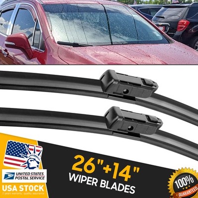 East Forest durable 26''+14'' OEM Quality Beam Windshield Wiper Blades (Set of 2)