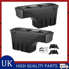 Pair Swing Case Truck Bed Tool Storage Box For FORD RANGER 2022-2025 Lockable