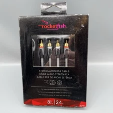 Rocketfish Composite Video Stereo Audio Cable 8ft, RF-G1211 DG2