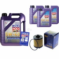 Inspektionskit Filter Liqui Moly ÖL 8L 5W-40 FüR Opel Zafira A F75_ 2.2 16V