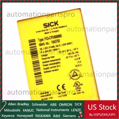 New SICK FX3-CPU000000 1043783 FX3CPU000000 Safety Photoelectric Proximity