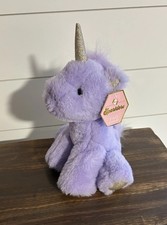 FAO Schwarz SPARKLERS PINK GOLD UNICORN 8" Plush STUFFED ANIMAL Toy NEW