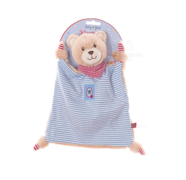 Die Spiegelburg Schnuffeltuch BäR - Baby GlüCk 16869 Bear Schmusetuch TeddybäR-image