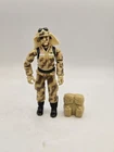 Vintage GI Joe Dusty Action Figure 1985 Hasbro Desert Camo Figure with Backpack