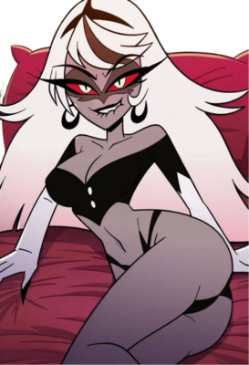 Carmilla Carmine Hazbin Hotel Weatherproof Anime Sticker 6