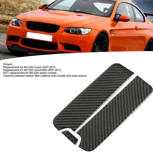 For BMW M3 E92 Coupe 2007‑2013 Real Carbon Fiber Car Rear Armrest Box Panel Trim - Picture 7 of 14