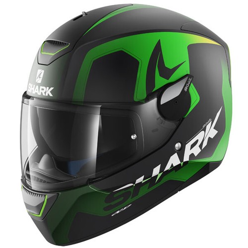 Shark Skwal1 Trooper Helemet - Nero Opaco/Antracite / Bianco Moto - Foto 3 di 3