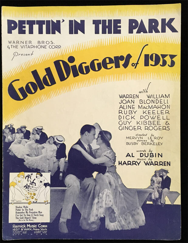 Gold Diggers Of 1933 'The Shadow Waltz' 1933 Photo Print - Item