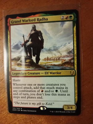 Grand Warlord Radha Magic The Gathering Rare Dominaria 195