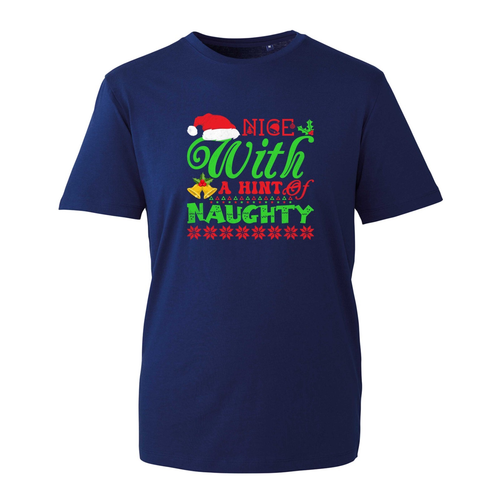 Nice With A Hint Of Naughty Christmas TShirt Funny Ugly Xmas Gift — free download