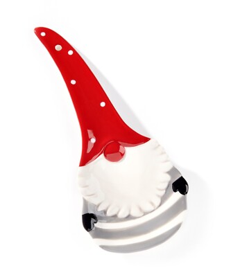 Giftcraft Ceramic Santa Gnome Spoon Rest 891111