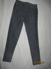 Girl's adidas sweatpants size small 7/8 gray and black