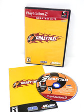 Crazy Taxi Sony PlayStation 2 Video Game - PS2 2002 Complete