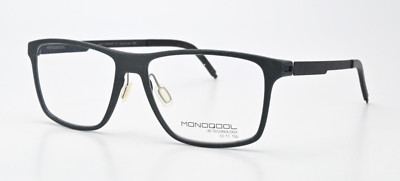 MONOQOOL Brille LE28 29m Matt Anthrazit Quadrat 3D Tech ECO Ultraleicht Denmark