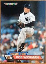 Bob Wickman - New York Yankees - 1993 Toys ''R'' Us - Topps - Card # 40