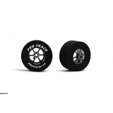 Pro Track 3/32 x 1 3/16 x .500 Gunmetal Roadster Drag Wheels