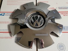 Genuine OEM 2012-2019 VW Volkswagen Beetle Chrome center cap P/N 5C0601149CQZQ