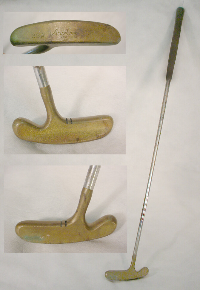 Vintage Acushnet Bullseye La Femme RH 32 Flange Putter Made In USA