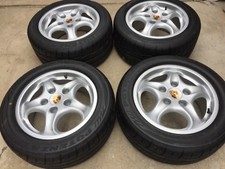 16 Nw Restored Silver Oem Original Factory Porsche 993 911 Cup Design 93 Wheels