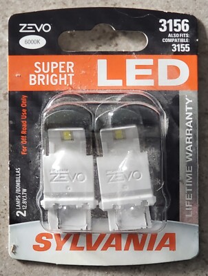 SYLVANIA - 3156 ZEVO LED White Bulb - Bright LED Bulb (Contains 2 Bulbs)