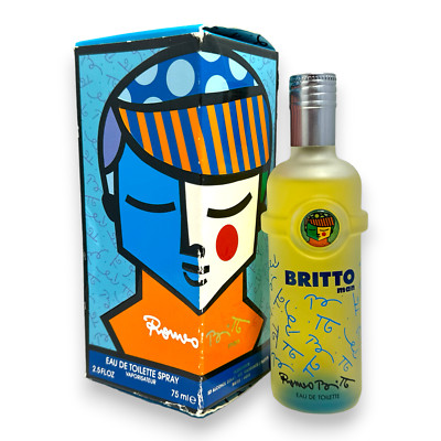 Britto By Romeo Britto For Men Eau De Toilette Spray 2.5fl.oz./75ml New In Box
