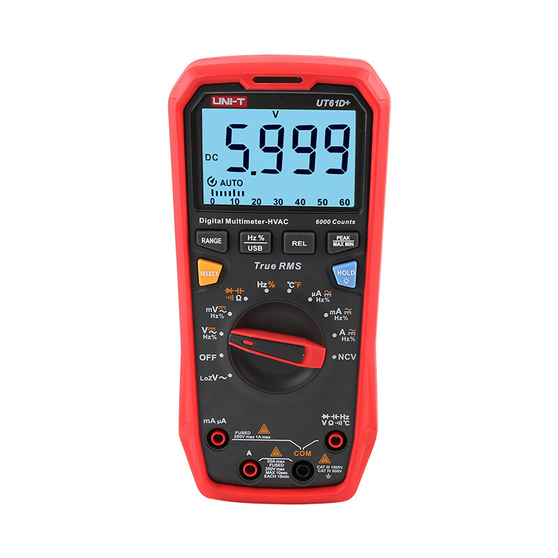 UNI-T UT61B+/UT61D+/UT61E+ Auto Range Digital Multimeter KD 100% genuine
