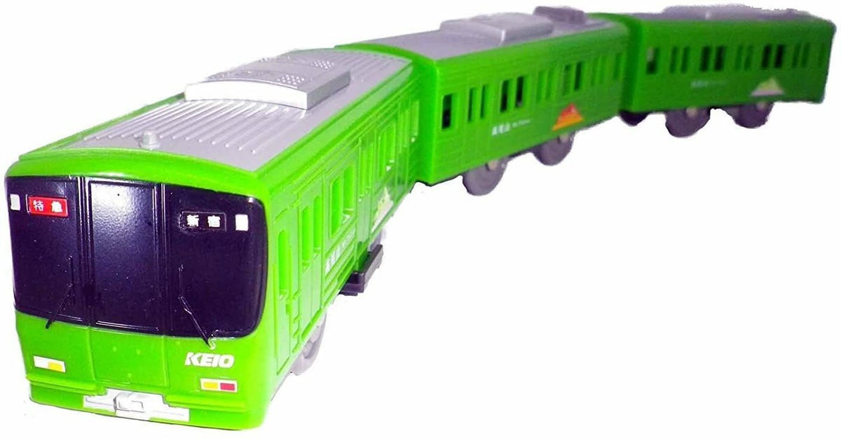 Limited] Plarail Keio Line 8000 series Mt. Takao Train Green Boy display picture 1