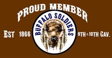 Buffalo Soldiers VEHICLE LICENSE PLATE FRONT AUTO USA MADE SUV CAR TRUCK