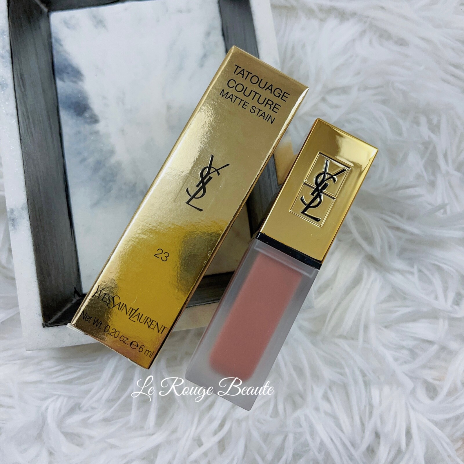 Yves Saint Laurent Tatouage Couture Matte Stain 23 Singular Taupe 0.20oz  6ml for sale online | eBay