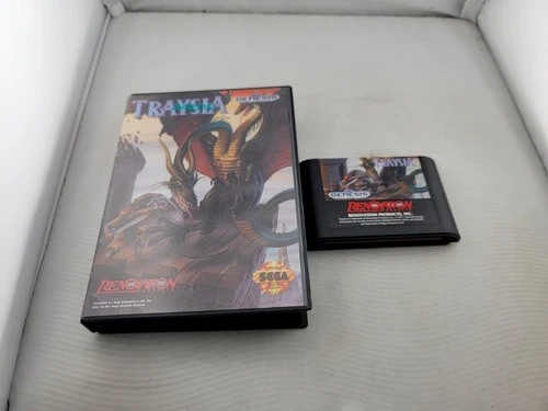 Traysia for Sega Genesis In Box IB Good Shape PU