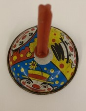 Tin Clown Noisemaker Tin Litho New Years Party Noise Maker Clown Bell unbranded