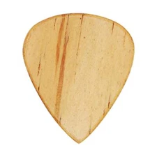 Pine Wood Guitar Pick - 1.5 mm - 351 Shape - Natural Handmade Exotic Plectrum