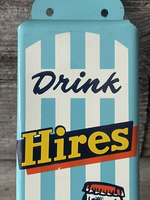 Vintage Hires Root Beer Advertising Sign Door Push | eBay