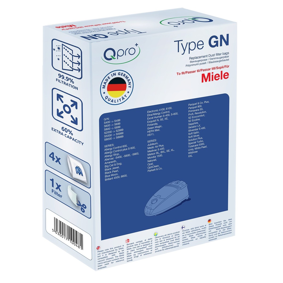 Set 4 Pezzi Con Filtri E Deodoranti - Sacchetti Aspirapolvere - Foto 7