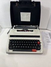 Sears Manual 1 Portable Typewriter With Case  1985 Japan For Repair Or Parts. thumbnail