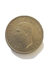 1950 George VI Half Crown in Uncirculated Condition