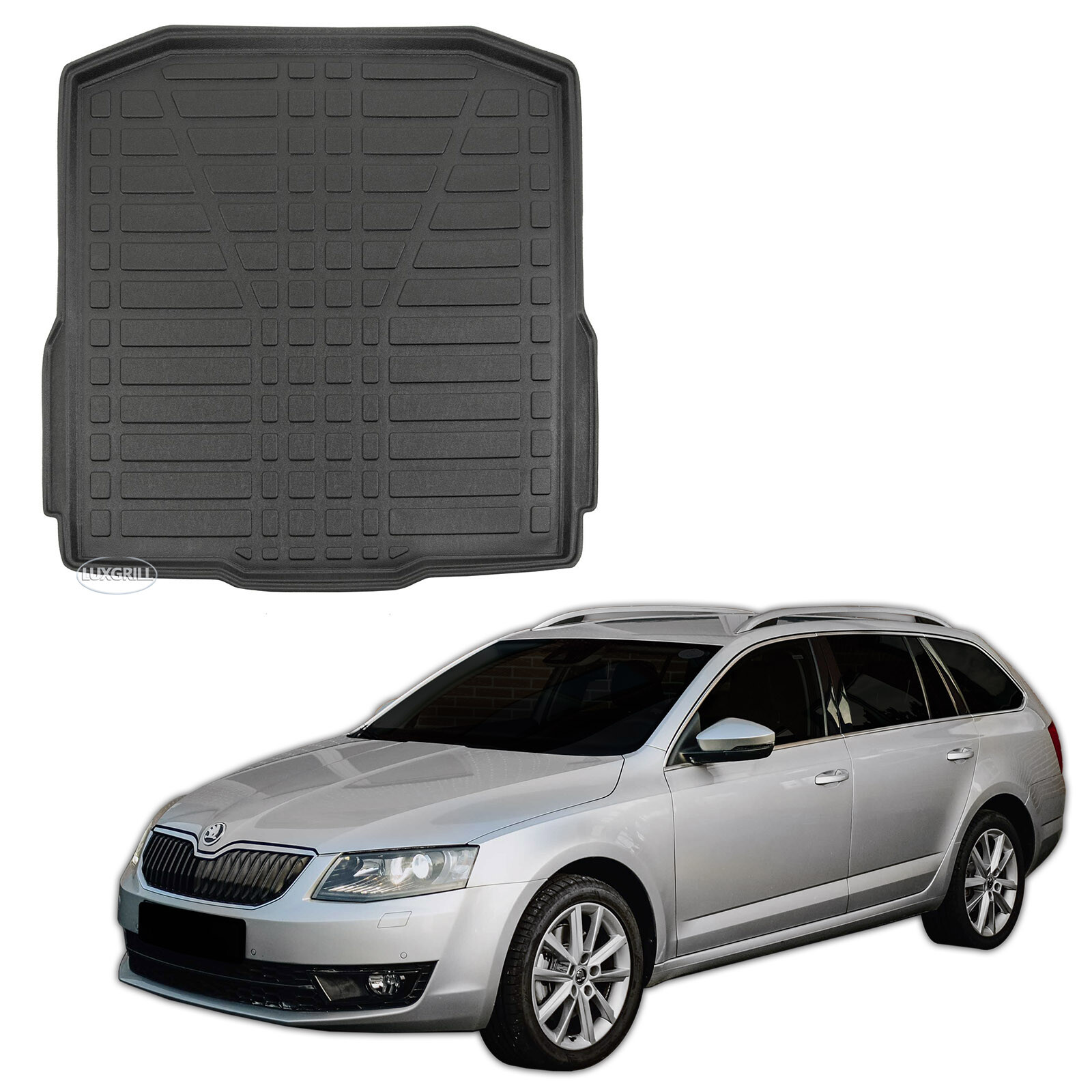 Tapis de coffre Skoda Octavia 3 Break anti-salissure pour éviter les taches de liquide