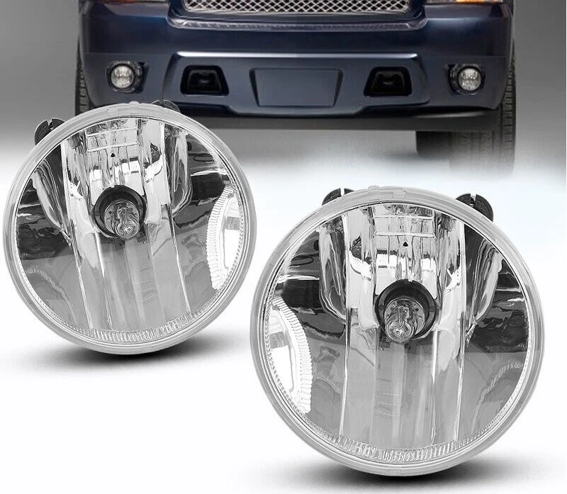 Left Right Fog Lights for 1999-2007 GMC SIERRA YUKON PONTIAC BONNEVILLE Foto 3 de 4